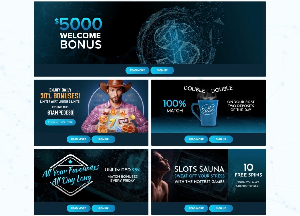 Bonuses and Promotions at North Casino