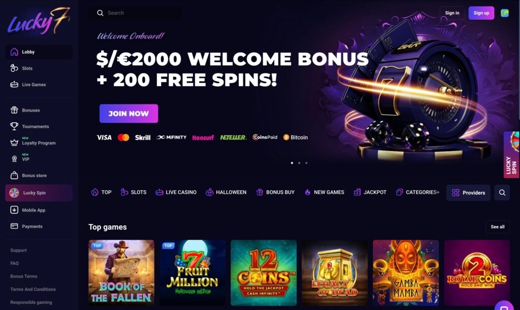 Lucky7Even Casino Review 2024 Canada